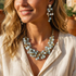 Chunky Blue Beaded Necklace | Handmade Statement Jewelry - Salt & Creek