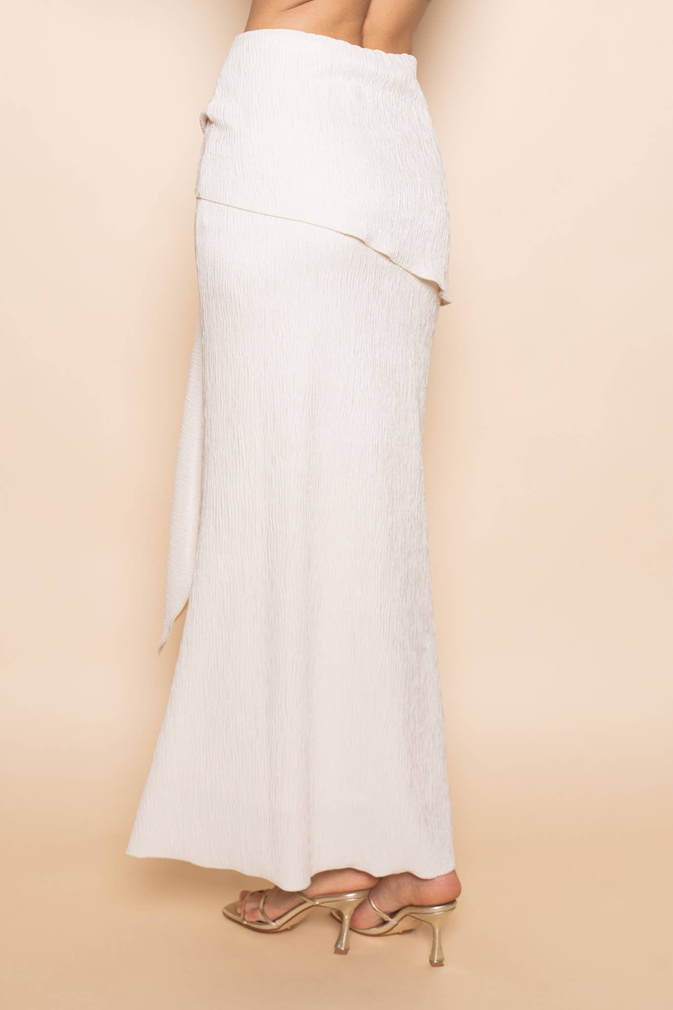 FRONT WRAP TIE MAXI SKIRT-SI4647FO - Salt &amp; Creek