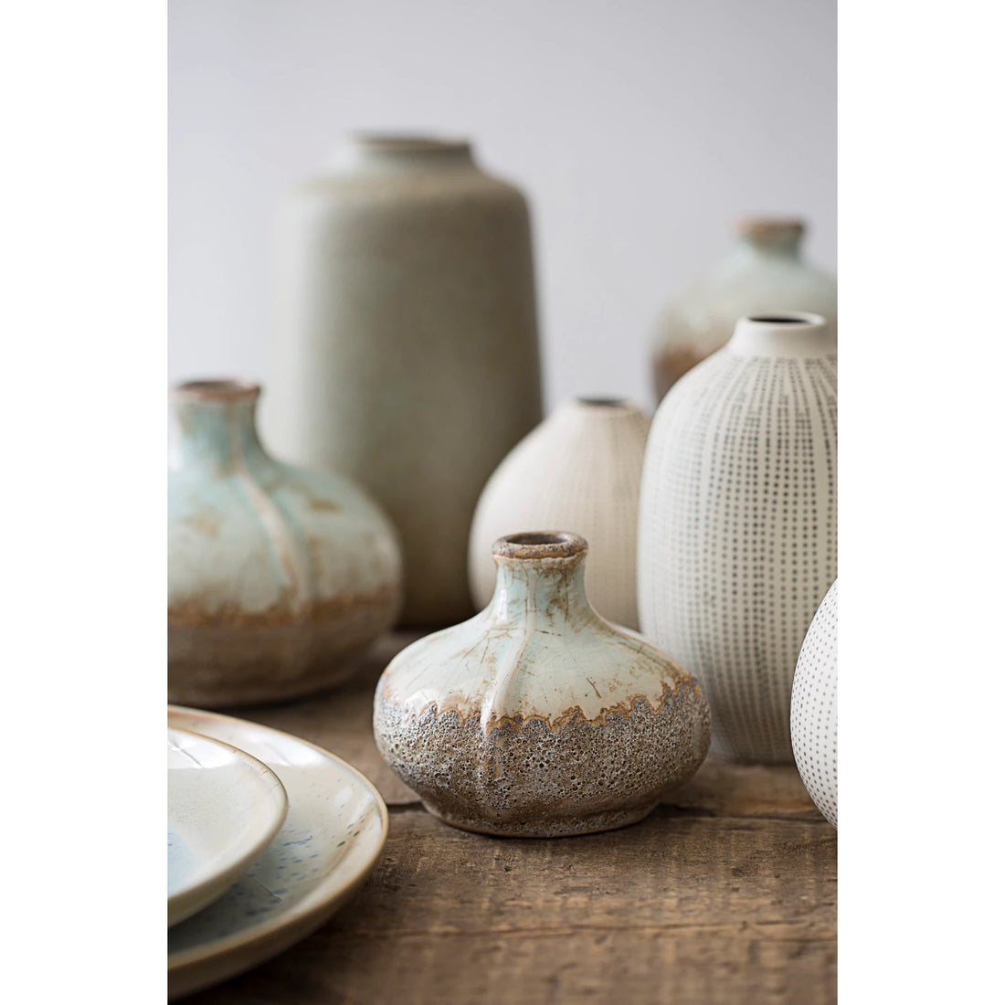 Distressed Terracotta Vases (Set of 3)