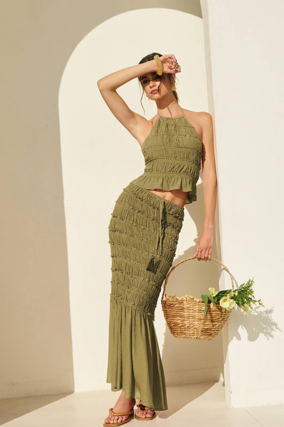 Endless Shore Smocked Mermaid Skirt - Salt &amp; Creek