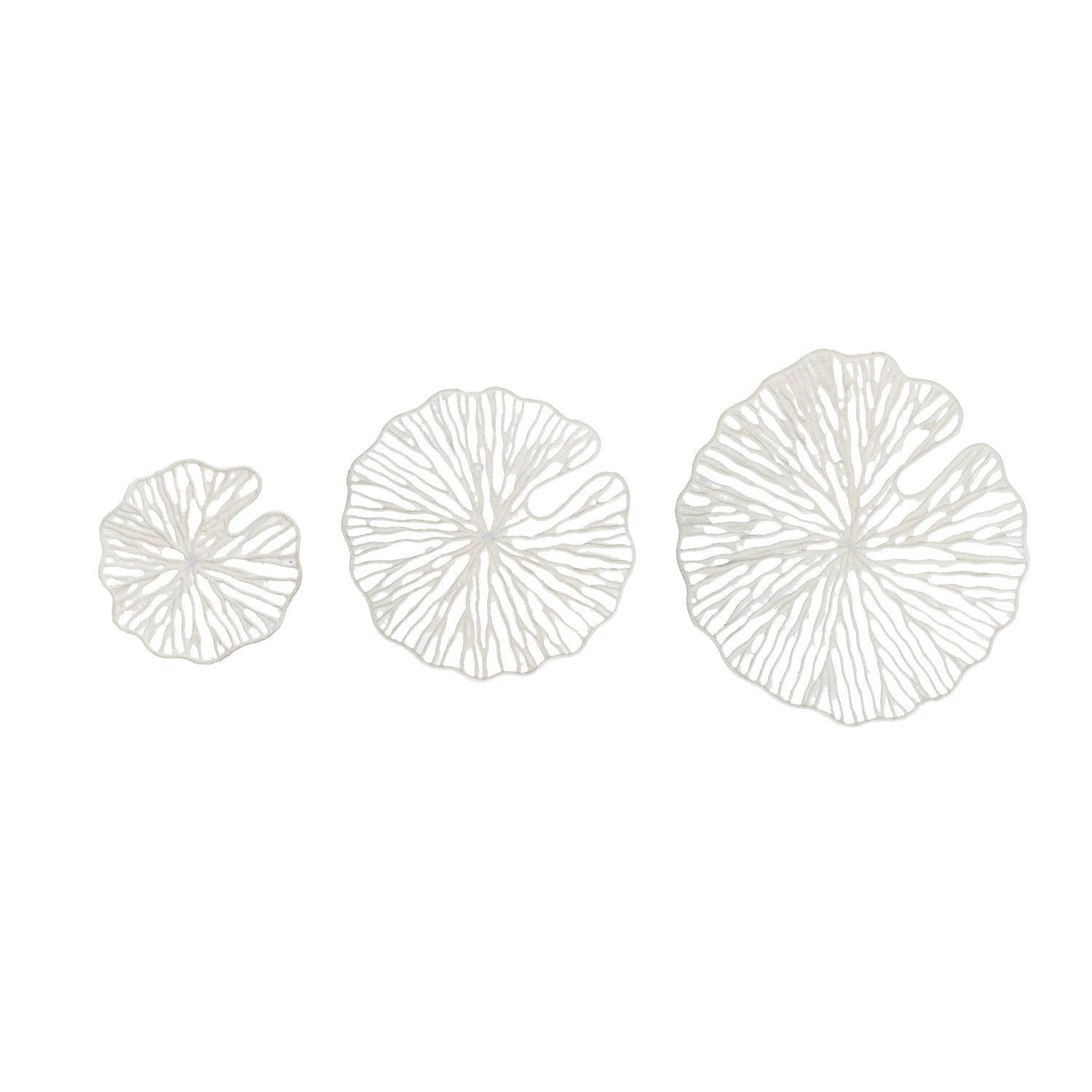 Handmade Paper and Metal Wall Decor, Set of 3