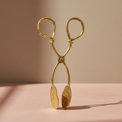 Brass Leaf Tongs