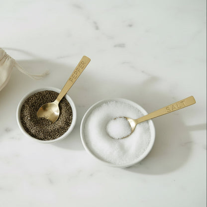 Salt and Pepper Spoons – Set of 2 - Salt &amp; Creek