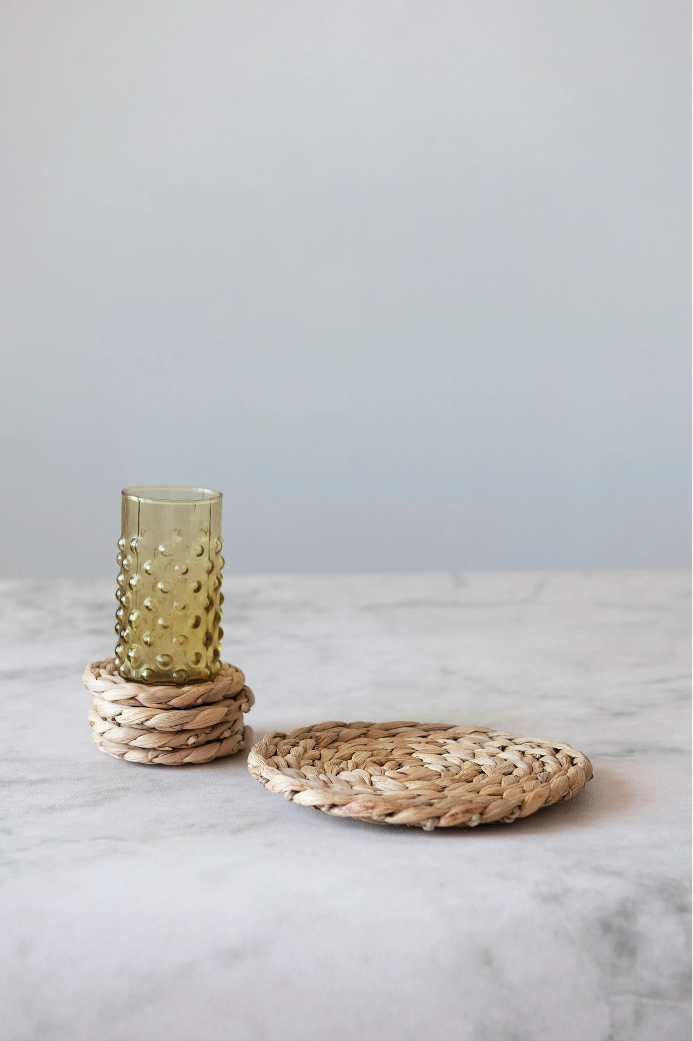 Water Hyacinth Trivet &amp; Round Coasters - Salt &amp; Creek