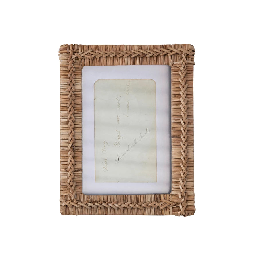 Indie Rattan Photo Frame