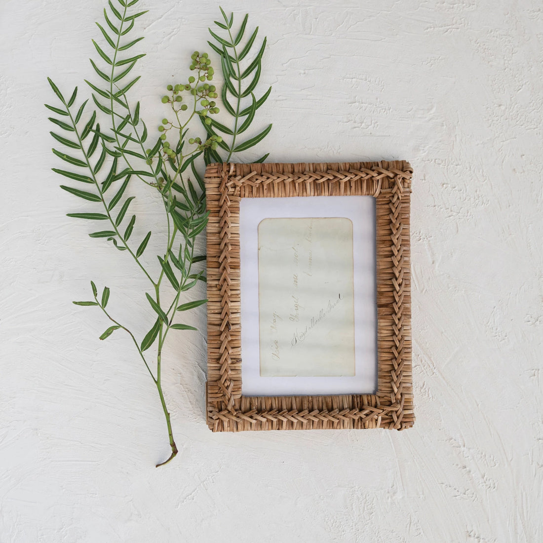 Indie Rattan Photo Frame