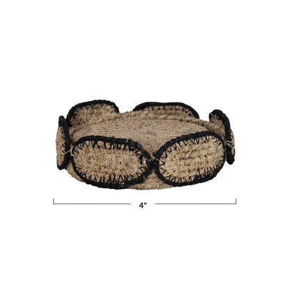 Seagrass Coasters w/ Basket (Set of 4)