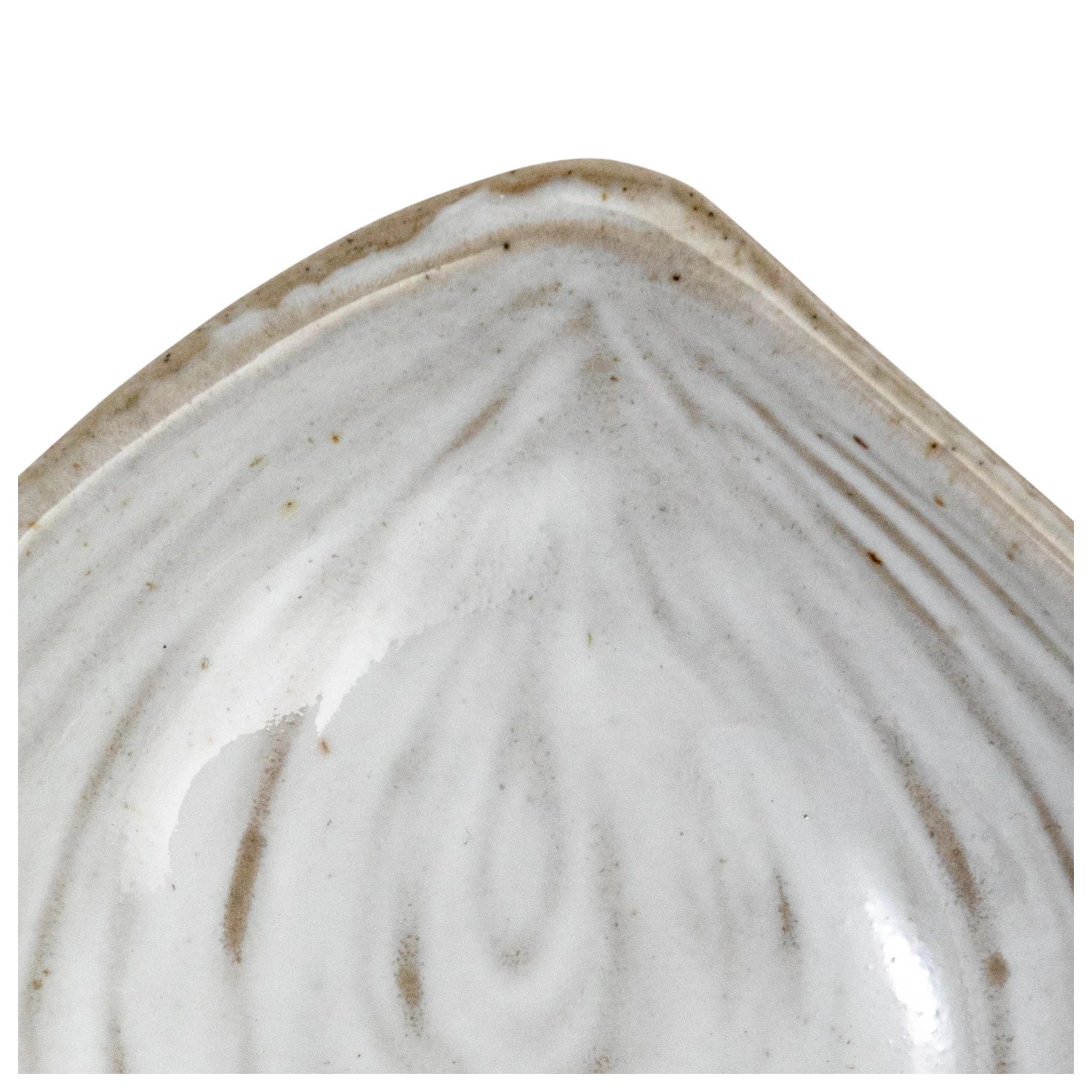 Stoneware Clamshell Dish