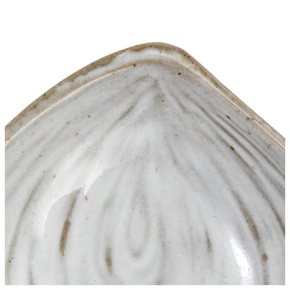 Stoneware Clamshell Dish