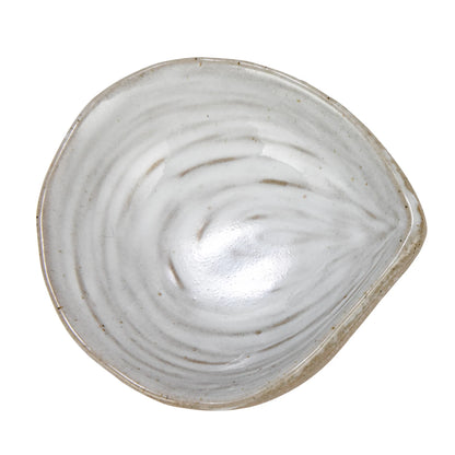 Stoneware Clamshell Dish