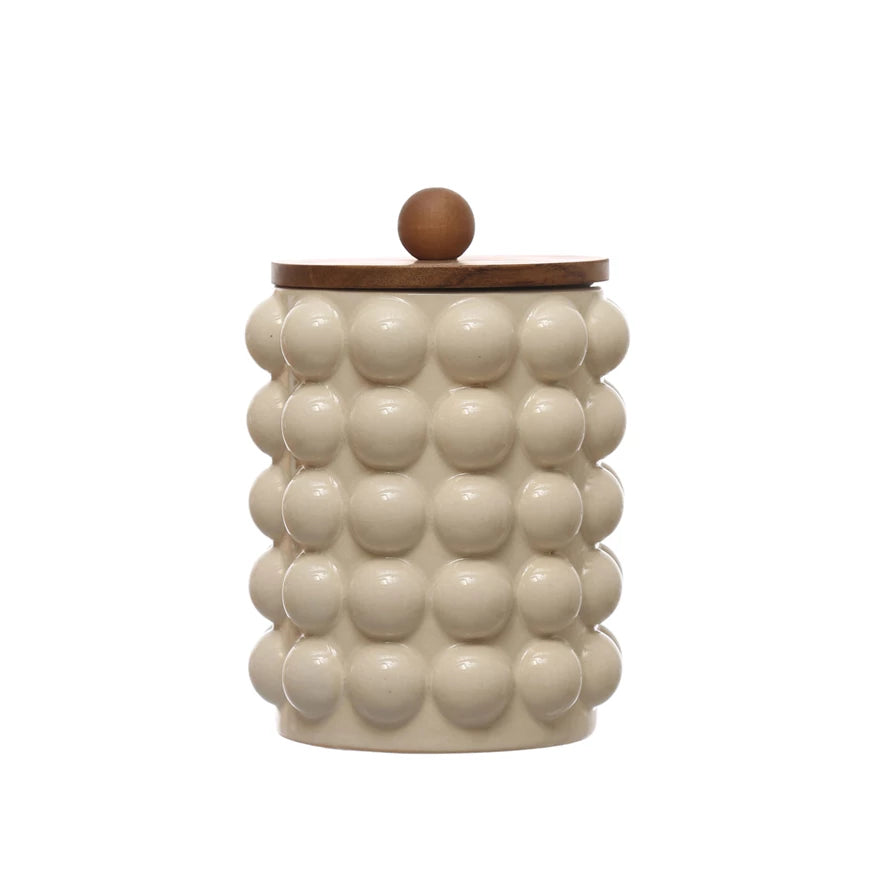 Laurel Jar with Lid