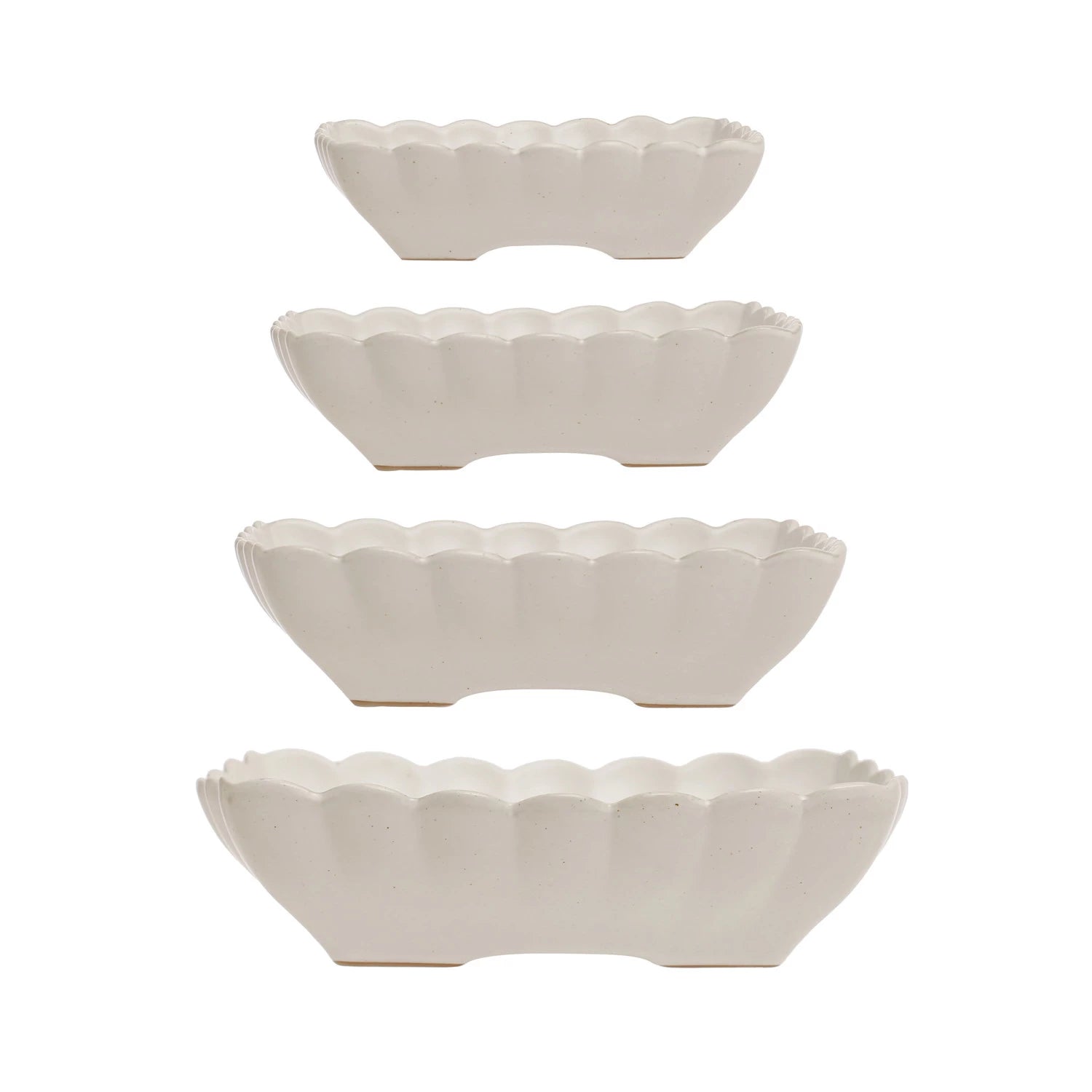 Scalloped Serving Dishes