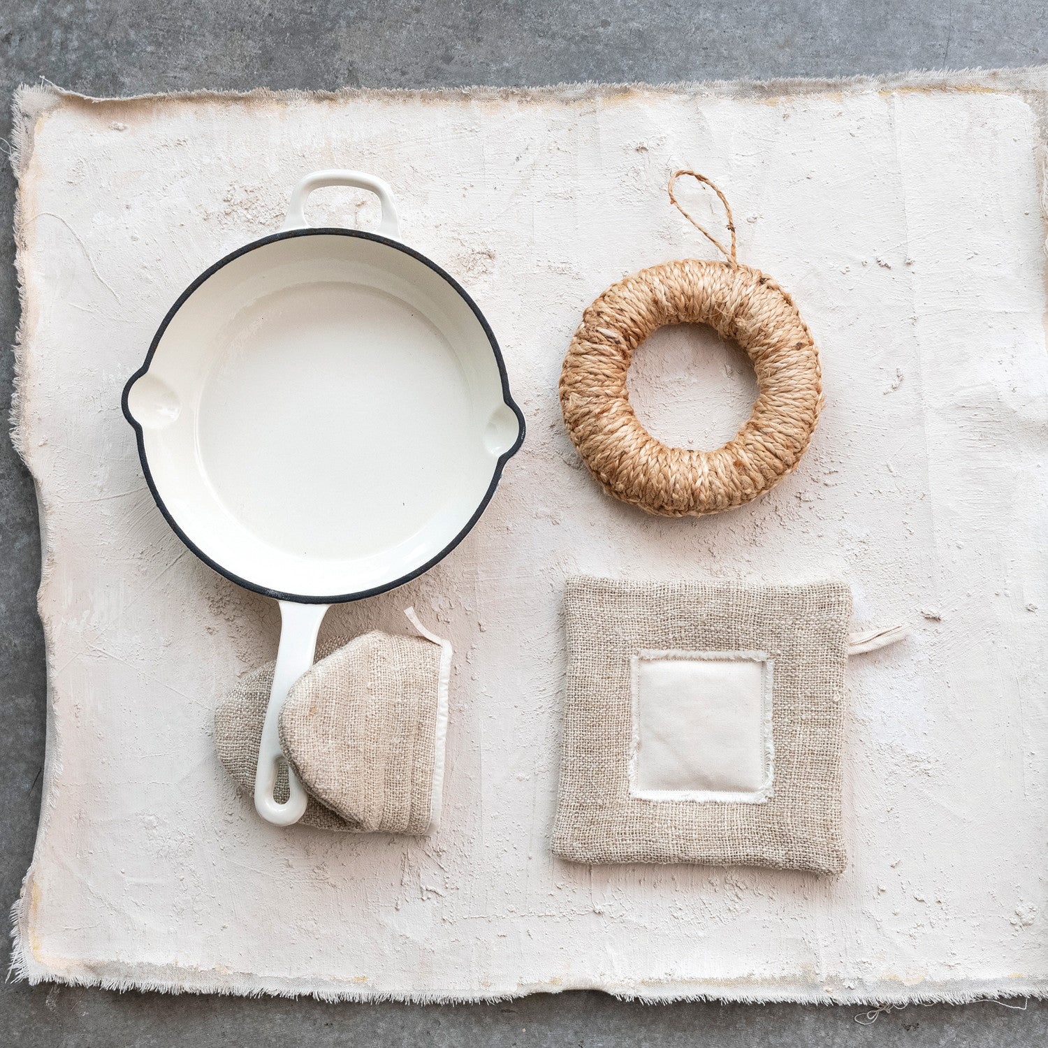 Woven Jute Trivet - Salt &amp; Creek