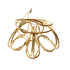 Metal Twisted Knot Napkin Rings, Set of 4