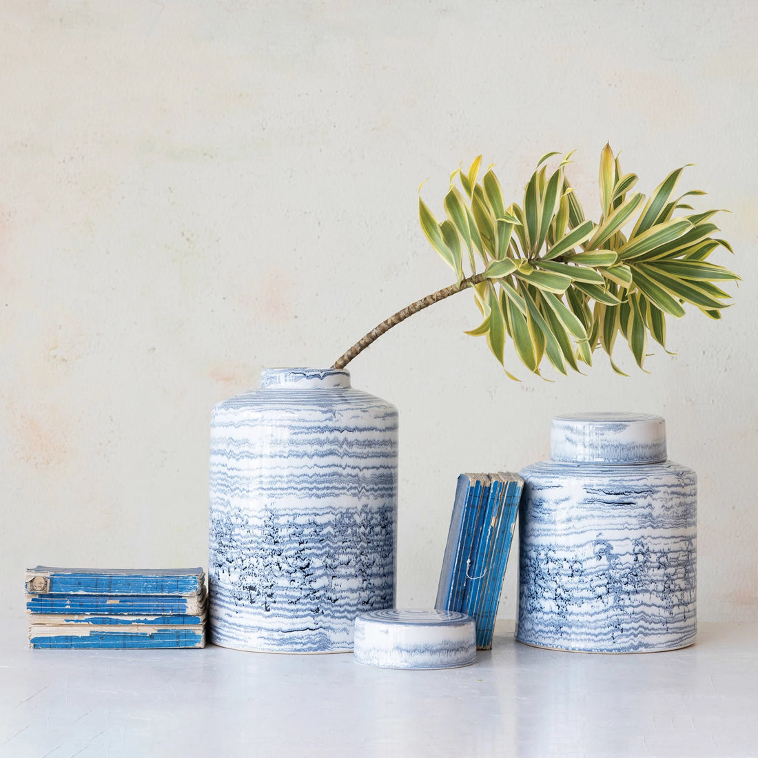 Elia Striped Jar