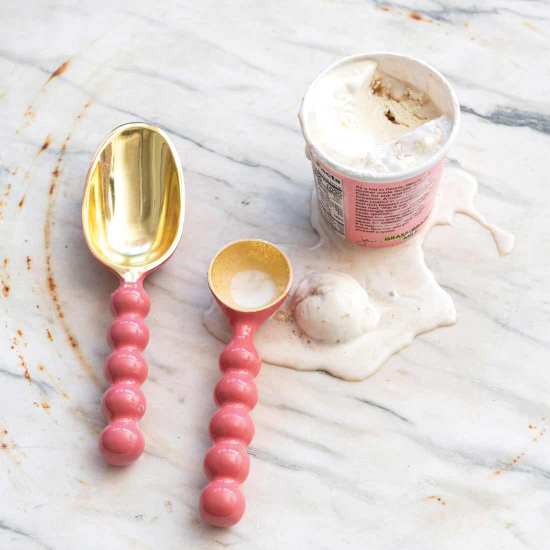Enameled Aluminum Ice Scoop