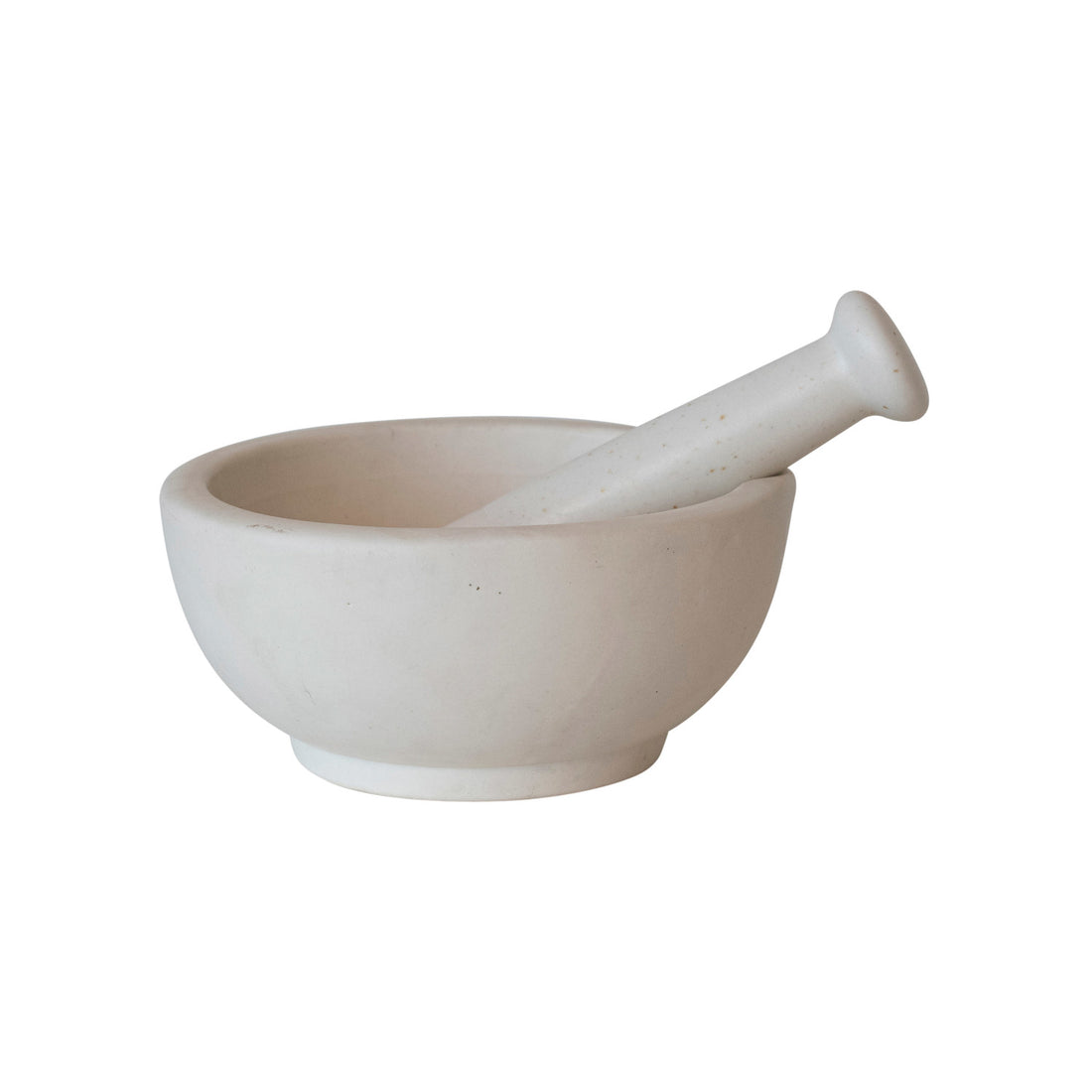Stoneware Mortar &amp; Pestle, Set of 2