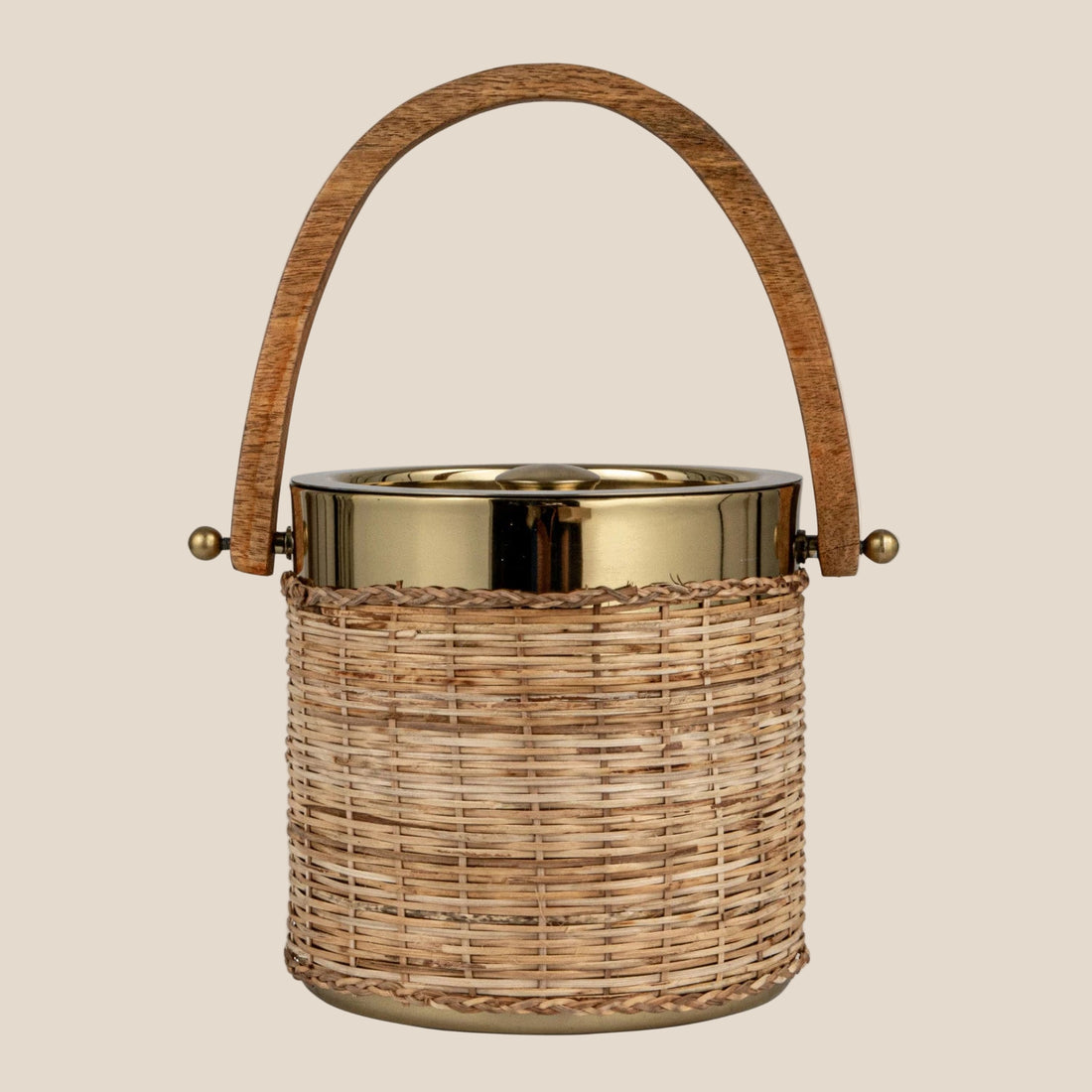 Rattan Ice Bucket - Salt &amp; Creek