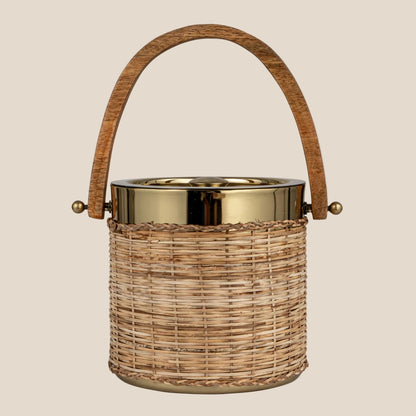 Rattan Ice Bucket - Salt &amp; Creek