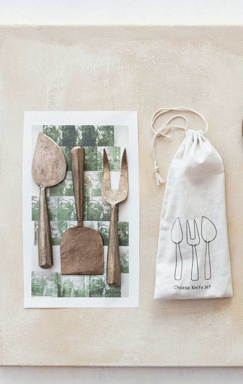 Rustic Metal Cheese Servers