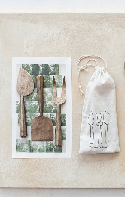 Rustic Metal Cheese Servers