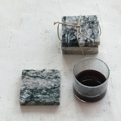 Marble Coasters (Set of 4)