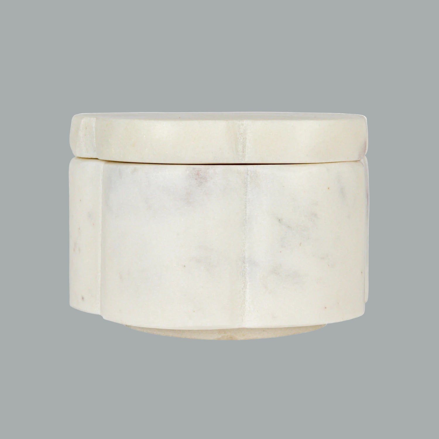 Marble Scalloped Stackable Pot