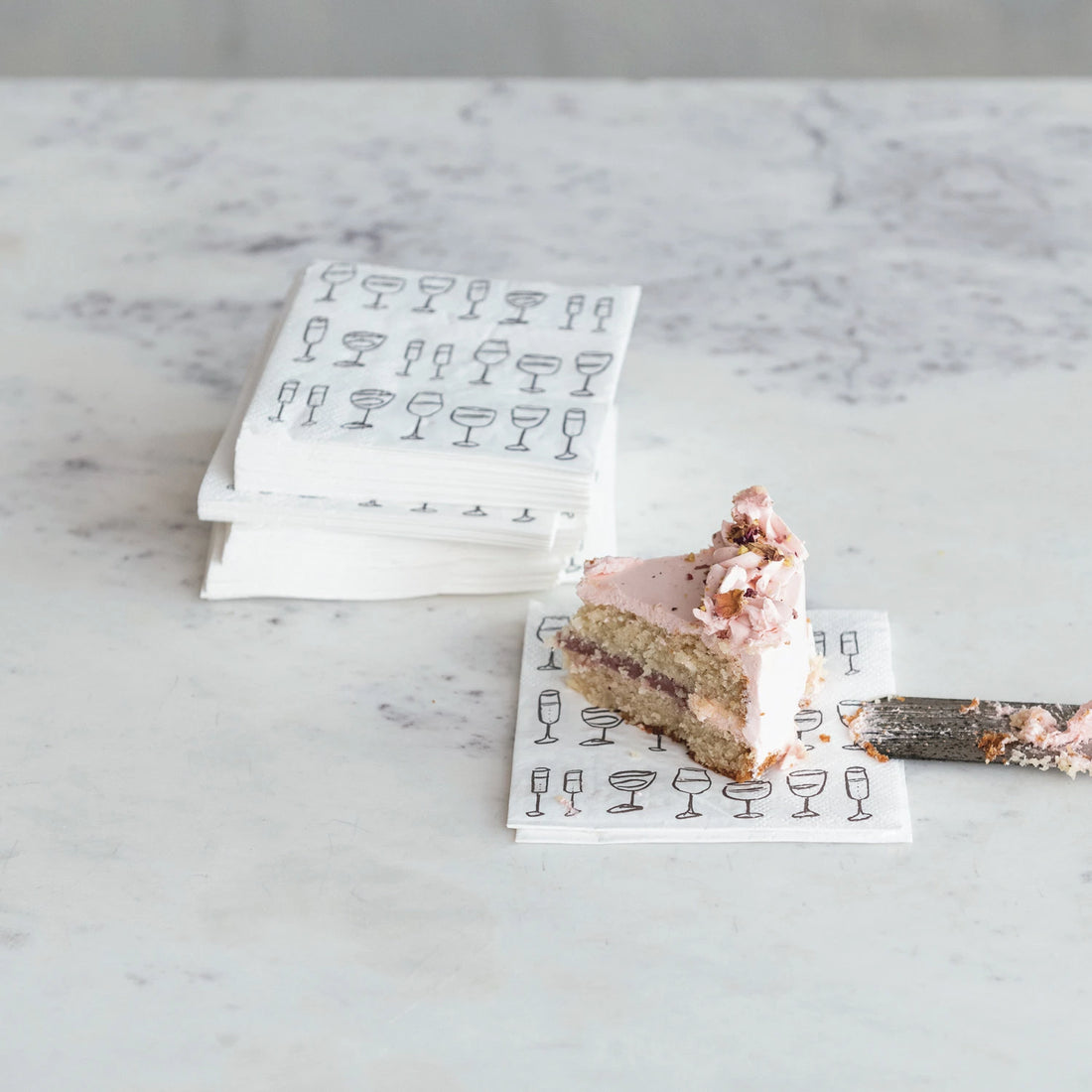 Wine Art Cocktail Napkins - Salt & Creek