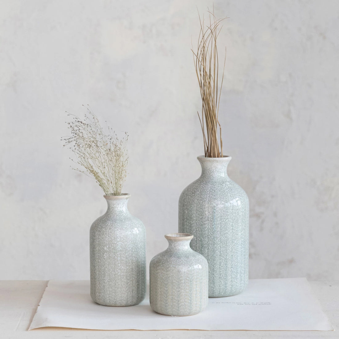 Jordan Stoneware Vase (Set of 3)
