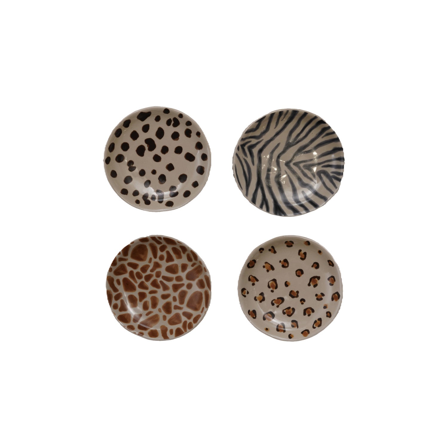 Wild Print Mini Plate Set