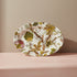 Oval Printed Stoneware Platter w/ Botanicals