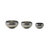Stainless Steel Nesting Bowls, Brushed Pewter Finish, Set of 3