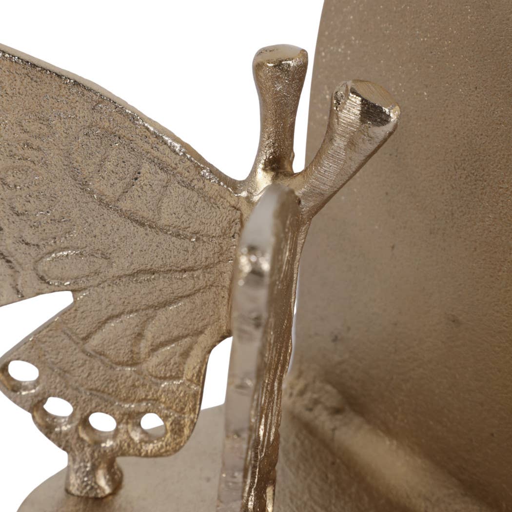 Golden Butterfly Bookends