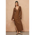 Ecru Escape Gold Trim Bell Sleeve Maxi Dress - Salt & Creek