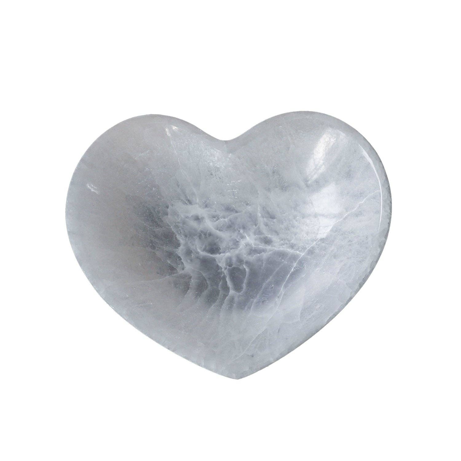 Selenite Heart Bowl - Salt &amp; Creek