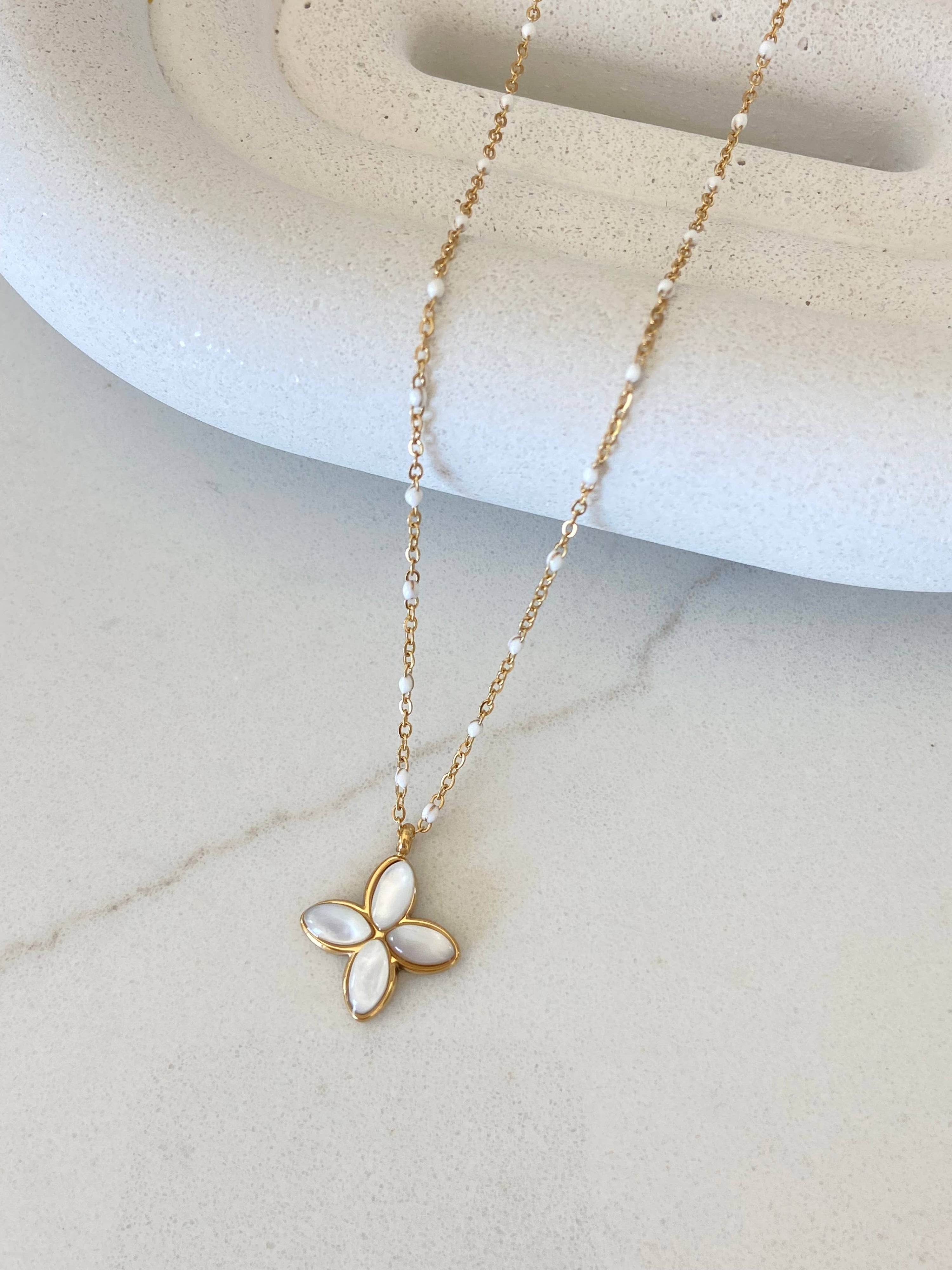 Maddy Mother of Pearl Necklace