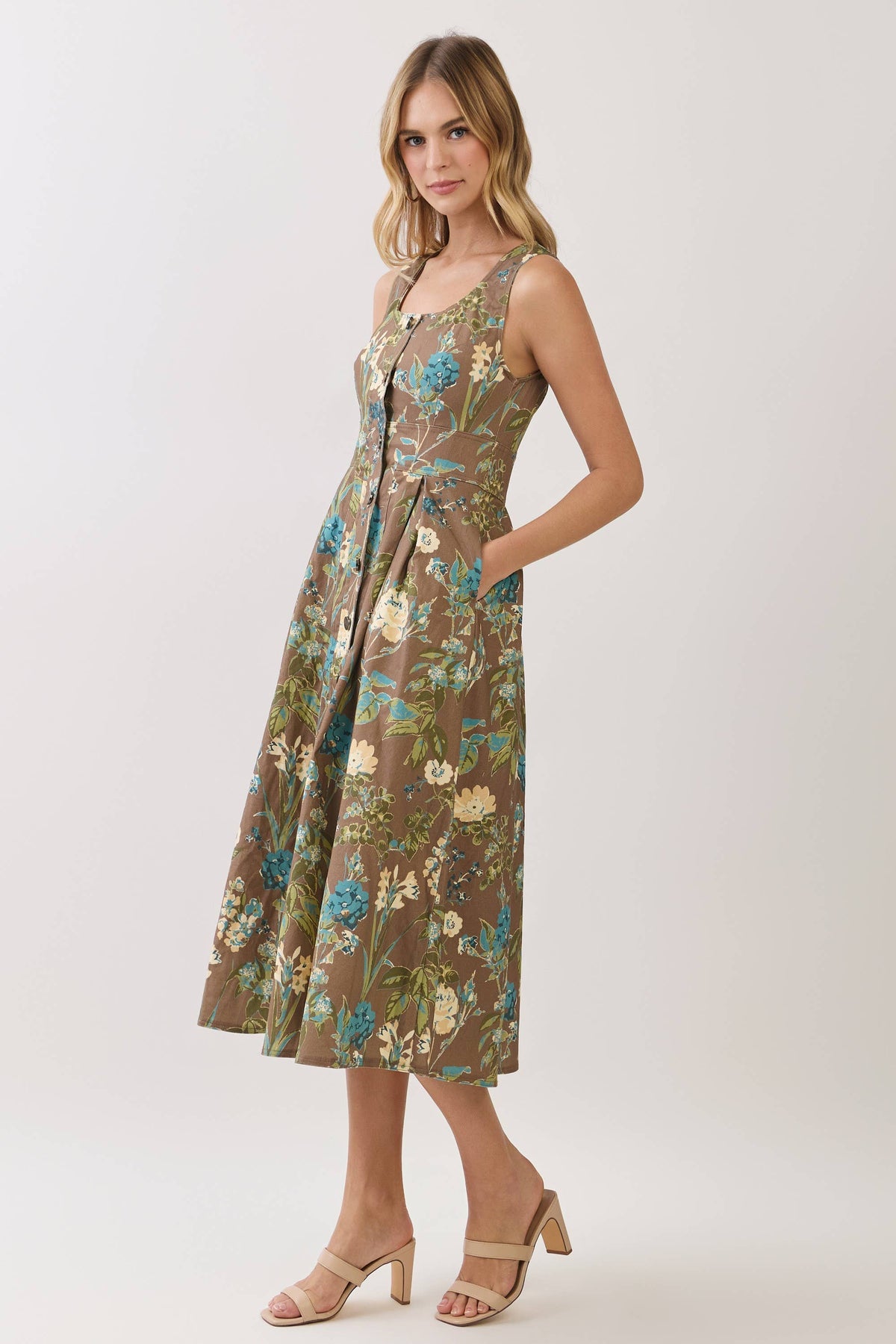 Katherine Button Down Midi Dress - Salt &amp; Creek