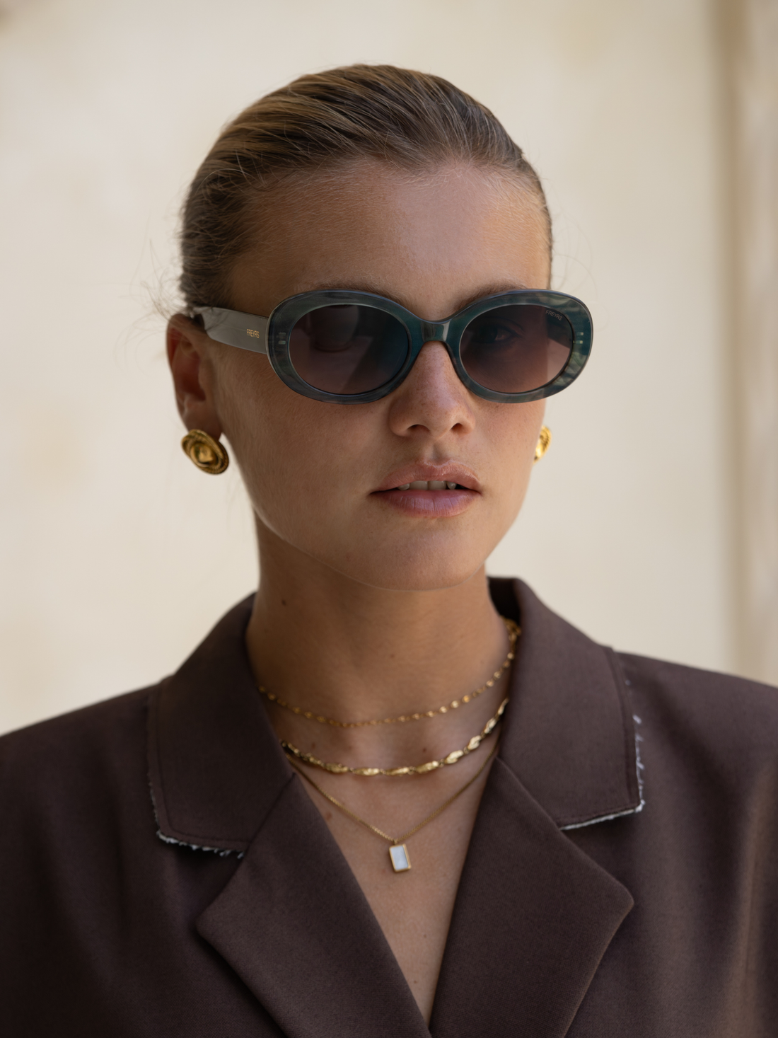 Aria Acetate Womens Oval Sunglasses - Salt &amp; Creek
