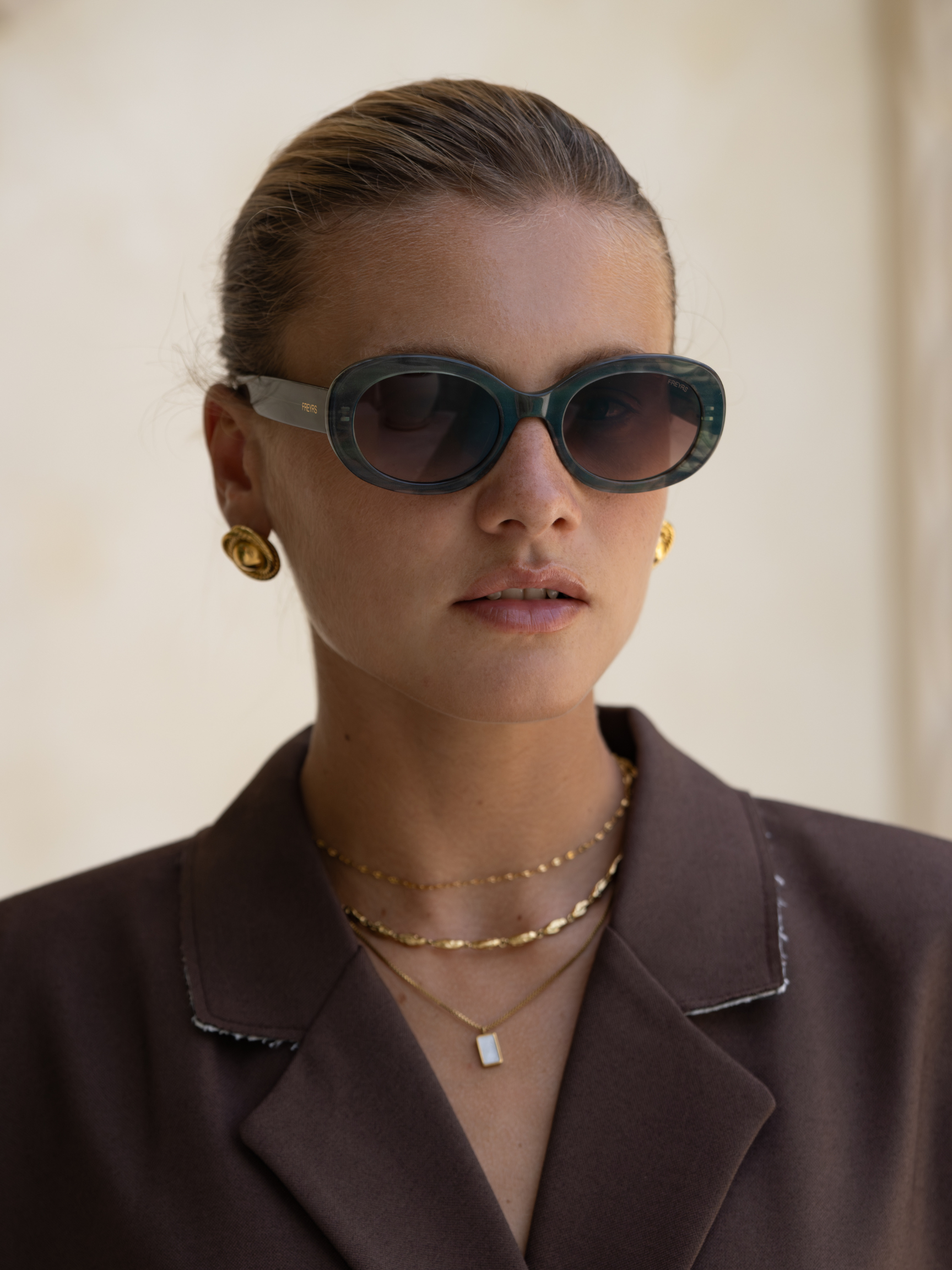 Aria Acetate Womens Oval Sunglasses - Salt &amp; Creek