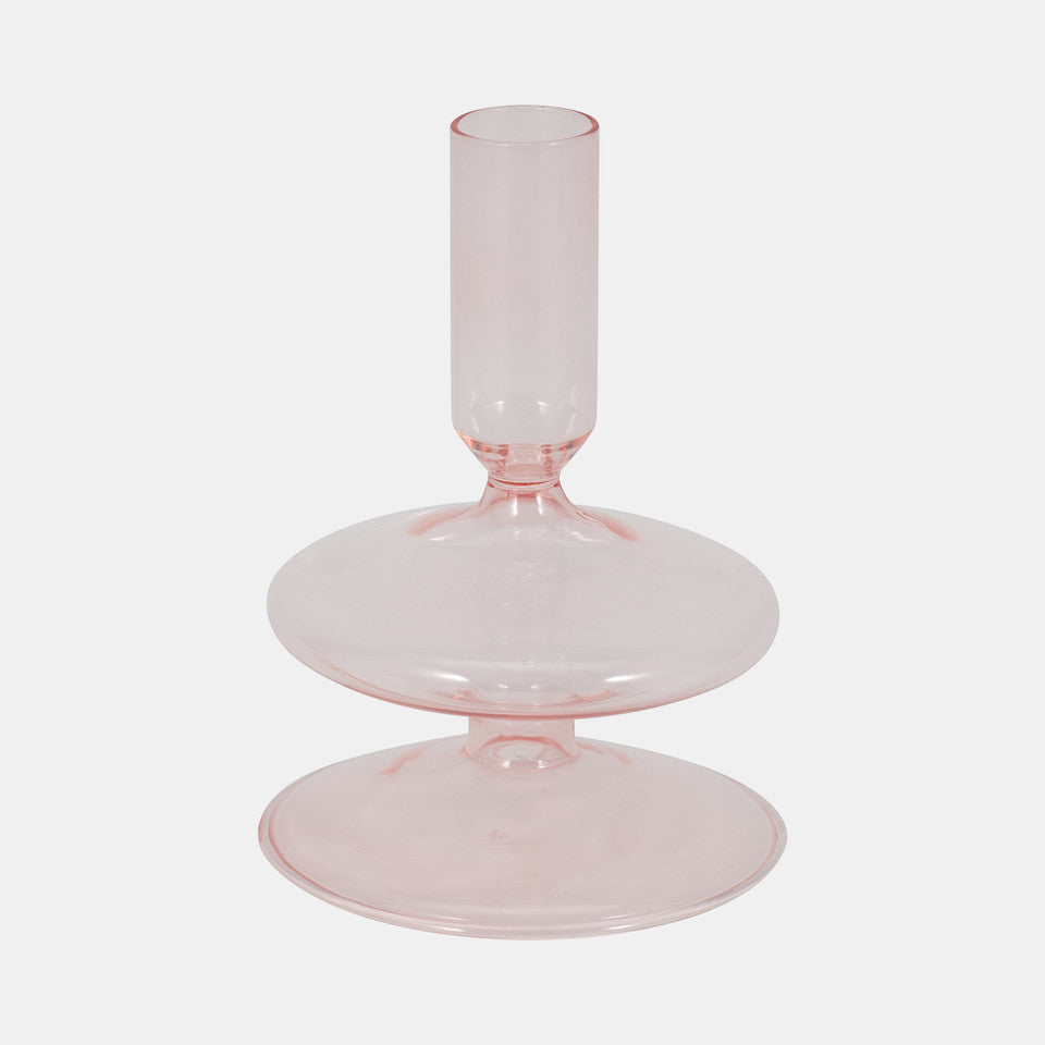 Glass Taper Candle Holder