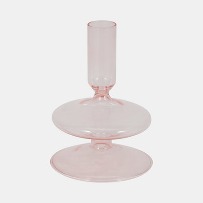 Glass Taper Candle Holder