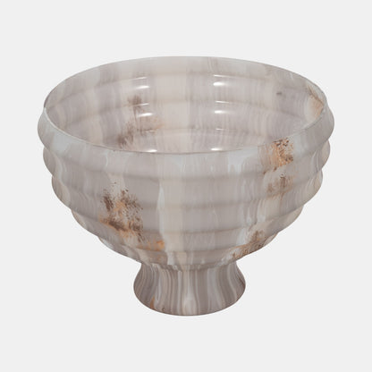 Lustre Pedestal Bowl