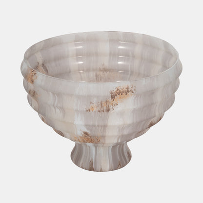 Lustre Pedestal Bowl