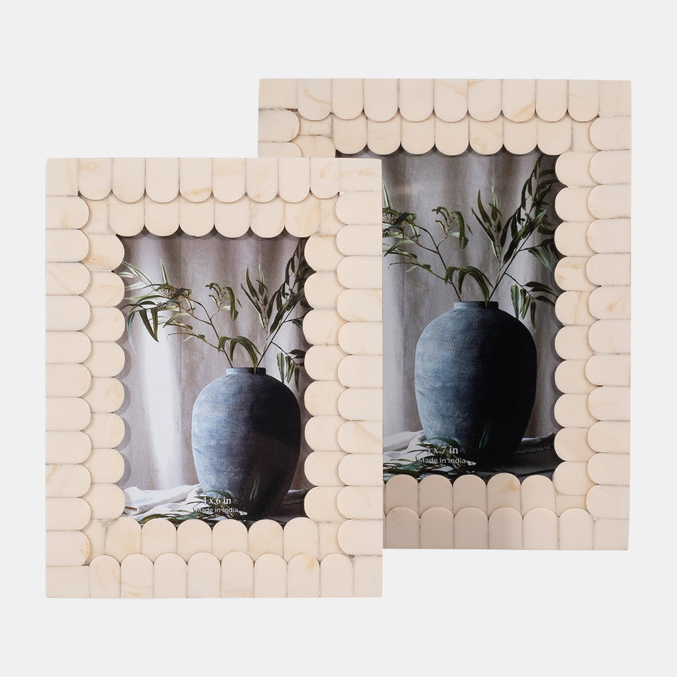Scalloped Photo Frame - Salt & Creek
