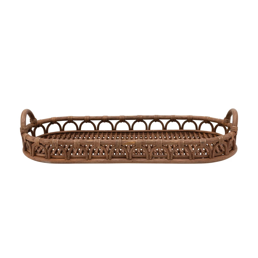 Soleil Rattan Tray